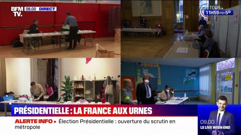 Présidentielle: les bureaux de vote ouvrent leurs portes partout en France pour le 1er tour