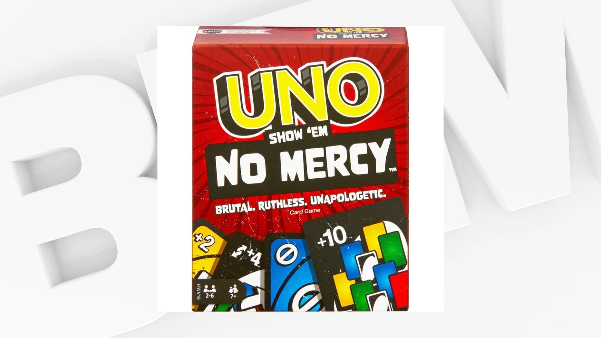 Jeu de cartes Mattel UNO Show 'em No Mercy - FR