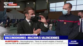 Emmanuel Macron sur la vaccination: "À partir de ce samedi, on va ouvrir les rendez-vous aux plus de 70 ans"