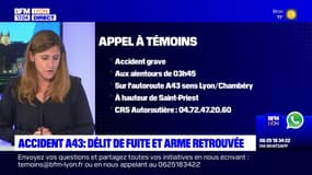 Accident sur l'A43: une arme d'assaut retrouvée dans le véhicule d'un fiché S, qui avait fait demi-tour 