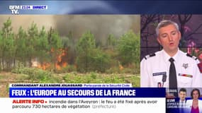 Incendie dans l'Aveyron: le feu a été fixé après avoir parcouru 730 hectares