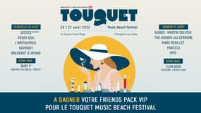A GAGNER : VOTRE FRIENDS PACK VIP POUR LE TOUQUET MUSIC BEACH FESTIVAL