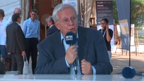 Le président du conseil d'administration d'Orange Jacques Aschenbroich sur le plateau de BFM Business aux Rencontres économiques d'Aix-en-Provence, le 3 juillet 2025.