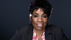 Kéké Rachel, candidate de la Nupes, dans la 7e circonsription du Val-de-Marne, Paris, le 18 mai 2022