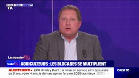 Damien Greffin (vice-président de la FNSEA): "On recense 85 mobilisations  estampillées FNSEA/Jeunes agriculteurs sur le territoire d'ici vendredi"