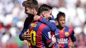 Gerard Piqué et Lionel Messi