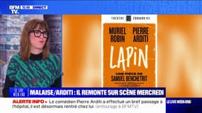 La pièce dans laquelle joue Pierre Arditi reprendra mercredi, le temps pour l'acteur de se reposer