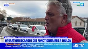 Toulon: les fonctionnaires bloquent la circulation contre leur précarisation