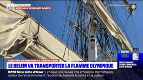 Spéciale Belem à Nice: le trois-mâts va transporter la flamme olympique