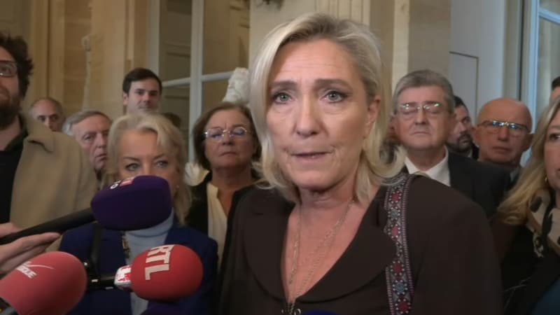 Marine Le Pen annonce vouloir porter plainte contre Éric Dupond-Moretti après ses propos à l'Assemblée
