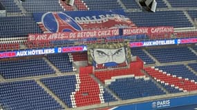Une banderole du CUP pour Mauricio Pochettino, le 9 janvier 2021