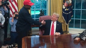 Kanye West et Donald Trump, le 11 octobre. 