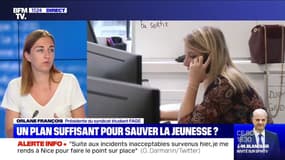 Plan jeunes: pour Orlane François (FAGE), la prime à l'embauche aurait dû "être ciblée sur des CDI"