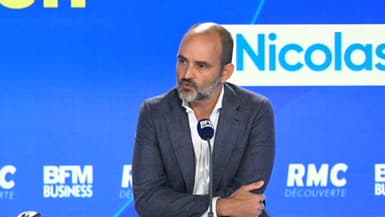 Nicolas Goetzmann, responsable de la recherche et de la stratégie macroéconomique à la Financière de la Cité, sur le plateau de BFM Business, le 11 septembre 2025.