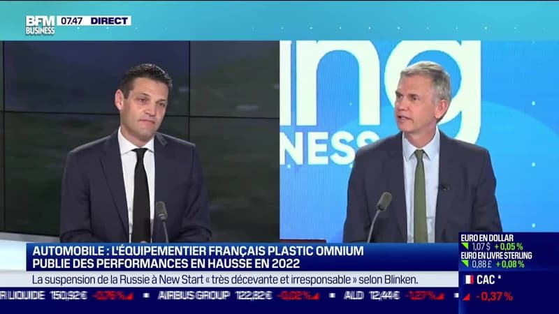 Laurent Favre (Plastic Omnium) : Plastic Omnium publie des performances en hausse en 2022 - 22/02