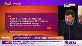 Autoentrepreneurs: la baisse du seuil de TVA suspendue