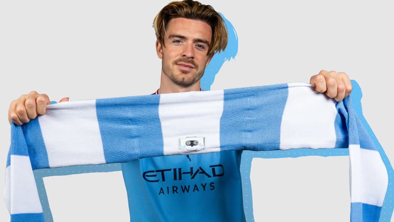 L'écharpe connectée de Manchester City.