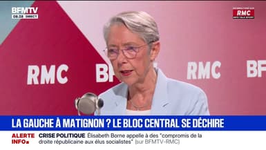 Élisabeth Borne: "Je pense que ça fait un certain temps que la gauche ne me qualifierait pas comme une femme de gauche"