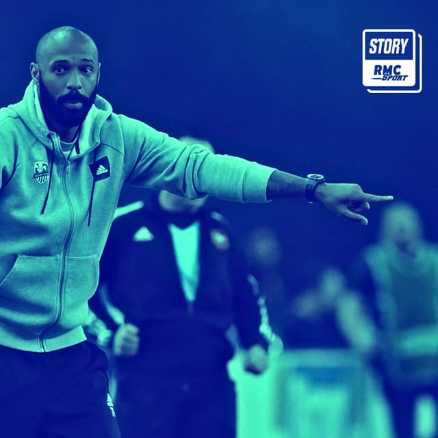 Thierry Henry sur le banc de l'Impact Montréal lors de la saison 2020