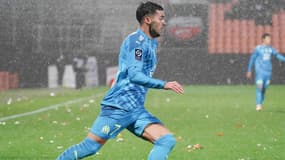 Nemanja Radonjic lors du match Lorient-OM, le 24 octobre 2020