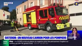Sisteron : les pompiers équipés d'un nouveau fourgon 