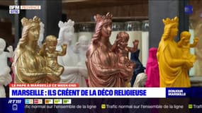 Pape à Marseille: une boutique éphémère de décoration religieuse