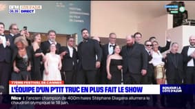 Festival de Cannes: l'équipe du film d'Artus "Un p'tit truc en plus" a monté les marches