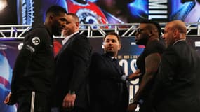 Anthony Joshua et Jarrell Miller