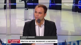 "Quand on a un melon pareil...": Consigny tacle Macron qui pourrait snober les débats du 1er tour