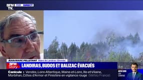 Incendies en Gironde: à la suite des évacuations, "il ne reste plus grand monde" à Landiras, annonce le maire Jean-Marc Pelletant