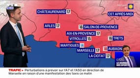Météo Bouches-du-Rhône: nuages et ciel voilé ce lundi, jusqu'à 18°C à Aubagne