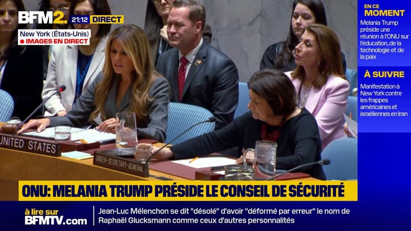 "Mes condoléances aux familles": Melania Trump rend hommage aux militaires américains lors du Conseil de sécurité de l’ONU