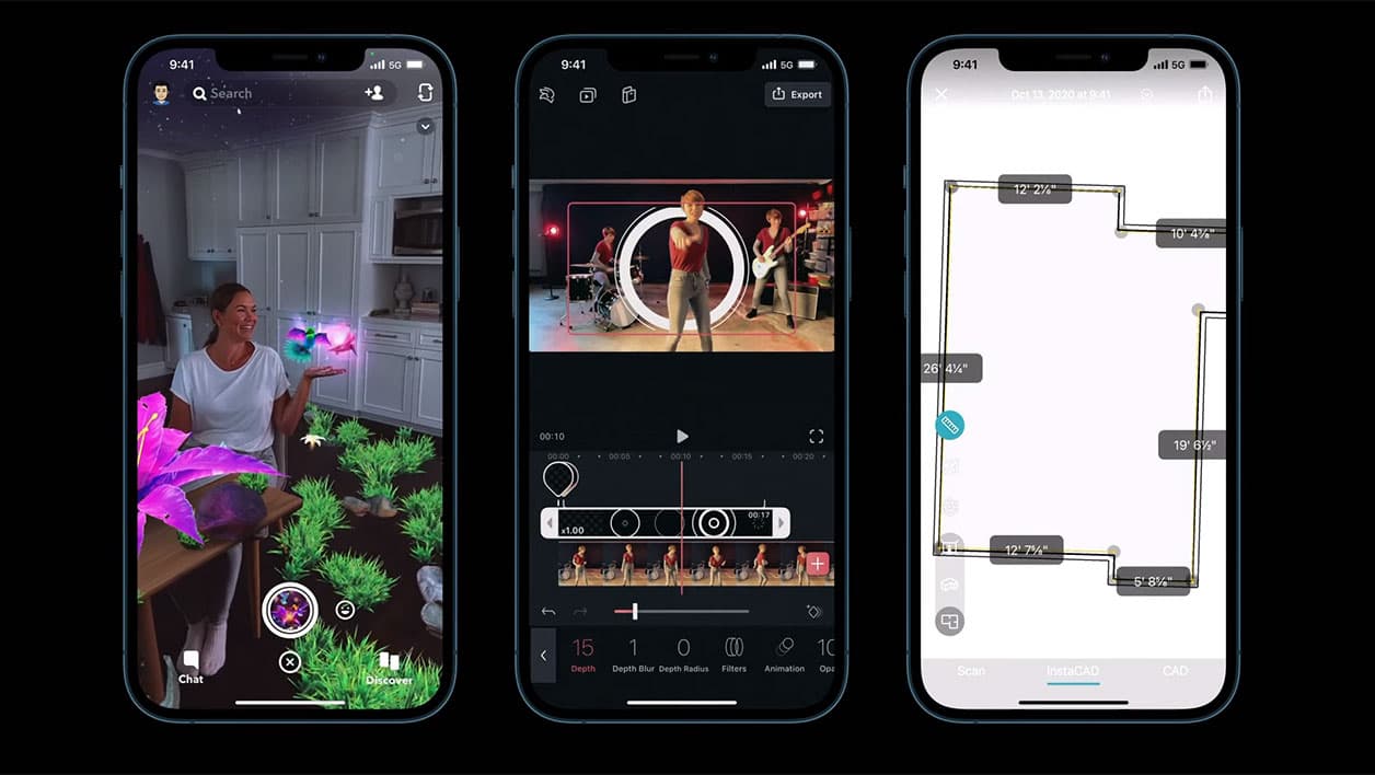 Le LiDAR des iPhone 12 Pro d'Apple veut séduire les entreprises - Le Monde  Informatique