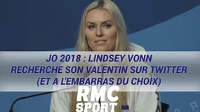 JO 2018 : Lindsey Vonn recherche son Valentin sur   Twitter (et a l'embarras du choix)