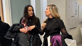 La streameuse Ultia et son avocate au tribunal le 21 janvier 2025