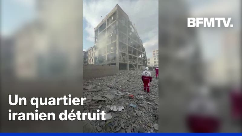 Guerre au Moyen-Orient: des images de destructions à l'est de Téhéran, en Iran