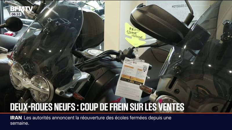 Deux-roues neufs: en un an, les ventes ont chuté de plus de 14%