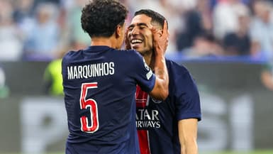 Marquinhos et Achraf Hakimi, le 31 mai 2025