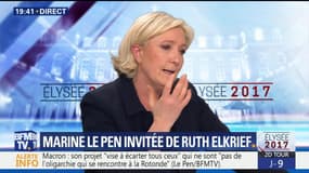 Marine Le Pen face à Ruth Elkrief (2/2)