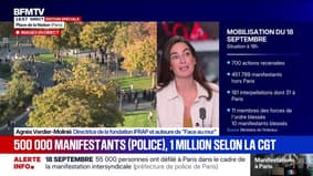 Agnes Verdier-Molinié estime qu'"il y a un décalage" entre les manifestants "et ceux qui attendent des réformes"