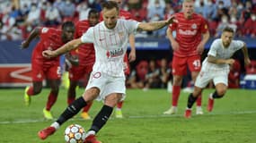 Ivan Rakitic lors de Séville-Salzbourg
