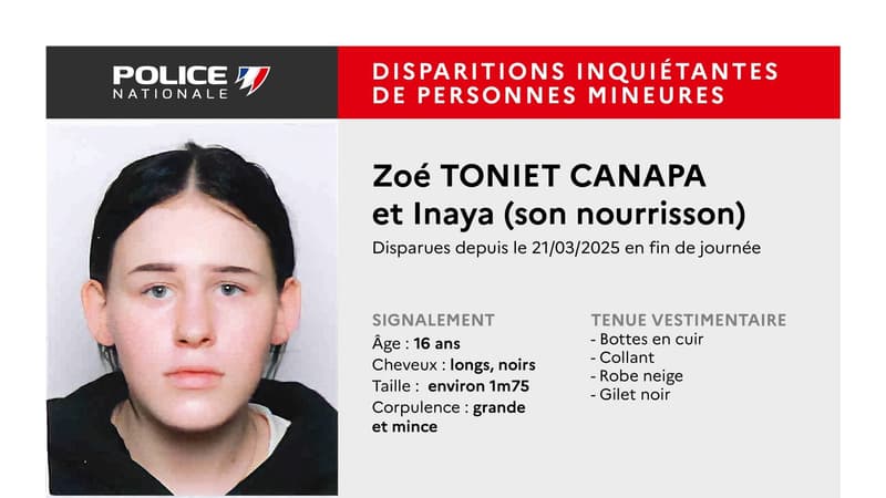 Une jeune femme et son nourrisson sont disparus depuis deux semaines et demi.
