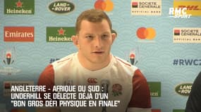 Angleterre-Afrique du Sud : Underhill se délecte d'un "bon gros défi physique en finale" 