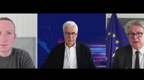 Mark Zuckerberg et Thierry Breton