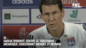 OL : Garcia remonté contre le traitement médiatique concernant Mendes et Neymar