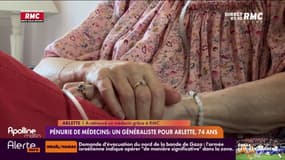 Un médecin a répondu à l'appel d'Arlette pour des visites à domicile