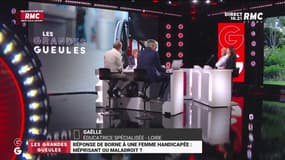 La réponse polémique d'Elisabeth Borne à une femme handicapée. Notre auditrice Gaelle : "C'est indigne de sa fonction !"