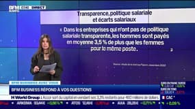 BFM Business avec vous : Plus une entreprise est transparente, plus les écarts de salaire sont faibles... vrai ou faux ? - 19/01