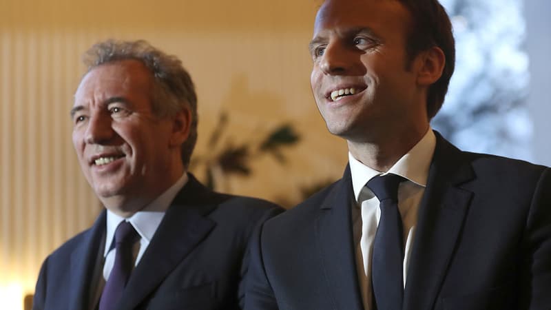 François Bayrou et Emmanuel Macron.