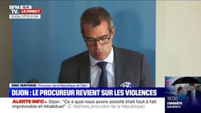 Pour le procureur de la République de Dijon, "l'origine de tout cela, sont des violences sérieuses sur un jeune homme de la communauté Tchétchène"